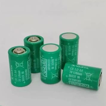 10 Pack 3V 950mAh CR1/2AA Non-Rechargeable Lithium Battery for CR1/2AA Series Battery