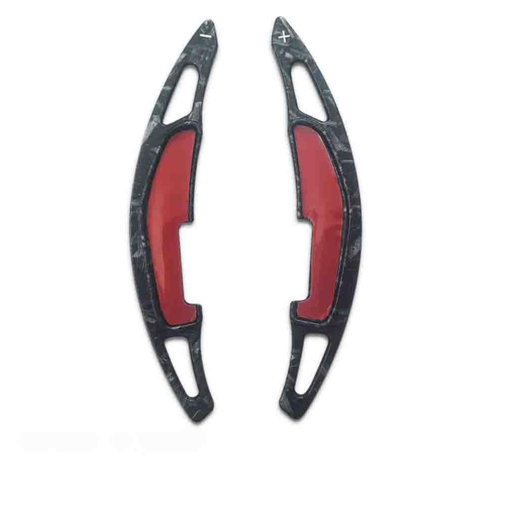 SMOXNMYXH 2PCS Car Wheel Paddle Shifter Steering, for AAA Paddle Shifter Extended Cover Steerin Interior Accessories,A