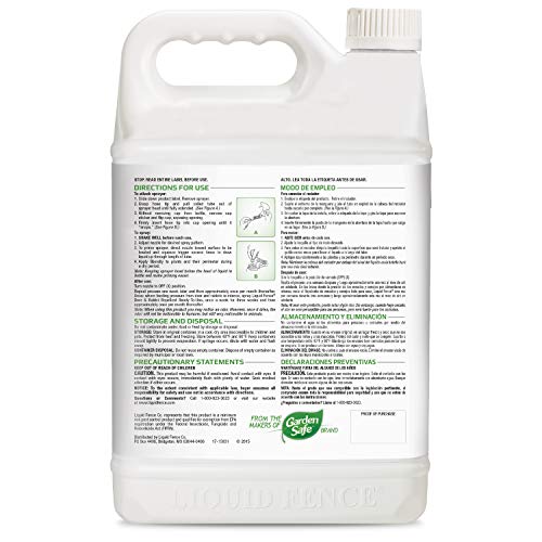 Liquid Fence Deer & Rabbit Repellent Ready-To-Use, 1-Gallon, 4-Pack