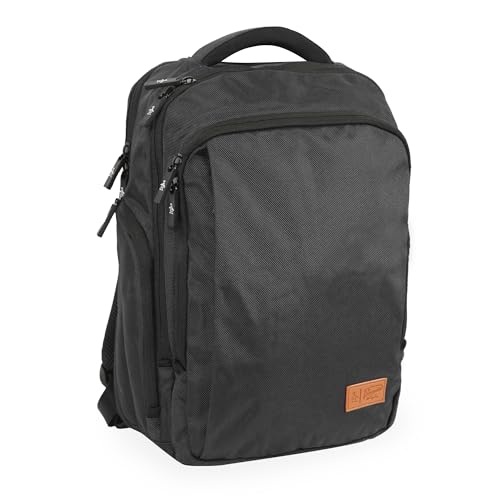 ORIGINAL PENGUIN Ballistic Backpack, Black, Medium