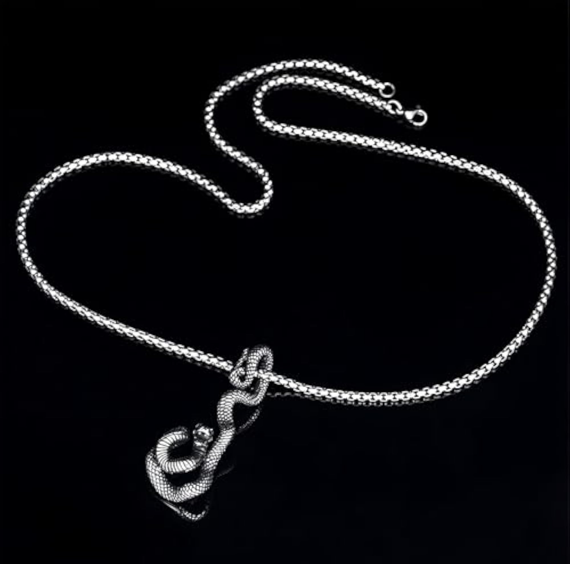 Trending Punk Stainless Steel Silver Mahakaal Shiva Pendant Necklace