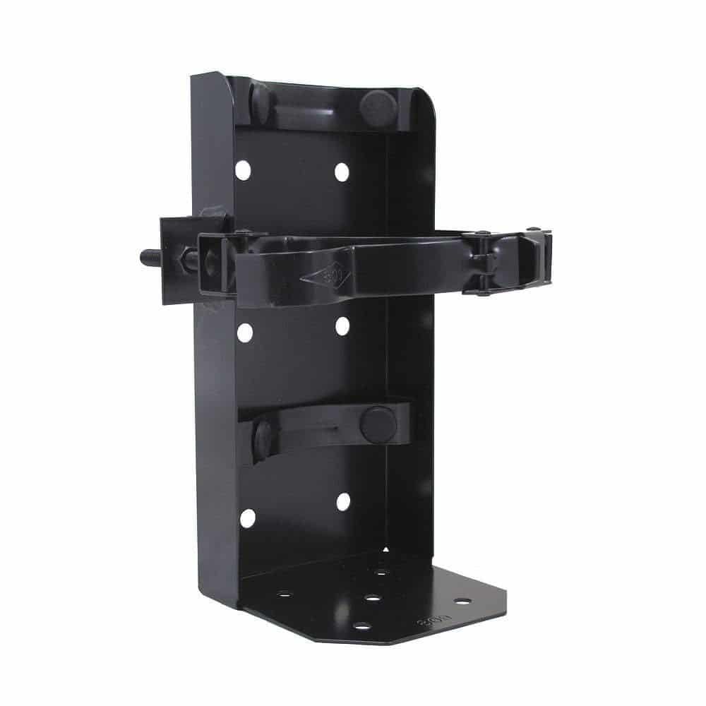 Amerex 809 Heavy Duty 5" Inch Diameter Vehicle Fire Extinguisher Bracket - Black