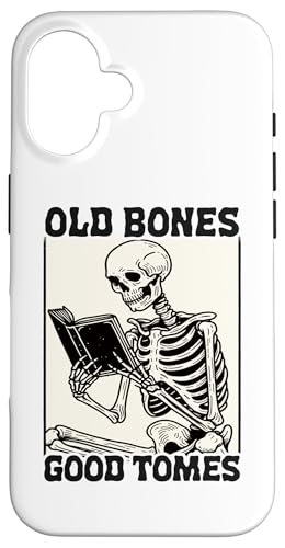 Old Bones Good Tomes Book Lover Bookworm ???????? ?????? iPhone 16 ?