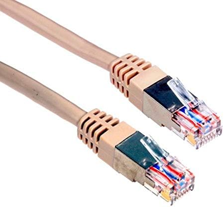 Amphenol MP-52RJ11SNNE-100 Category 5E Phone/Modem Patch Cable, RJ11, Shielded, 100', Beige