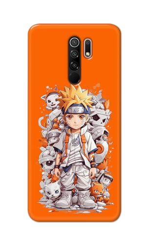 Image of Plastic Printfidaa Printed Hard Back Cover Case For Mi Redmi 9 Prime | Mi Poco M2 | Mi Poco M2 Reloaded Back Cover (Famous Anime Cartoon Character) -112