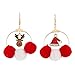 Produktbild Drawihi Weihnachten Ohrhänger Weihnachtsball Ohrringe Rentier Ohrstecker Kreativ Mode Damen Schmuck
