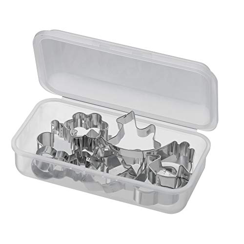 Foto von Original Kaiser Ausstechformen Weihnachten 11-teilig, mit Aufbewahrungabox, Keksausstecher, Plätzchen Ausstecher, Cookie Cutter, zum Ausstechen von Plätzchen/ Keksen/ Fondant, 23.4 x 12.5 x 7.1 cm