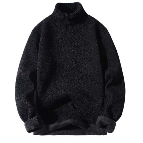 Pull en polaire homme chaud col haut contre le vent froid