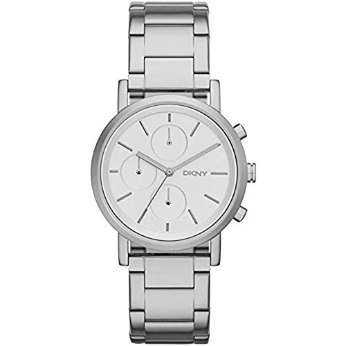 Preisvergleich Produktbild DKNY Damen Chronograph Quarz Uhr mit Edelstahl Armband NY2273