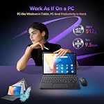 Blackview Android Tablet 11 inch, 24GB+256GB/2TB TF, 2K Incell Screen for Gaiming, Students, Netflix Watching, Streming, 5G WiFi, 8200mAh, 13MP+8MP Camaras/Face ID, Gray