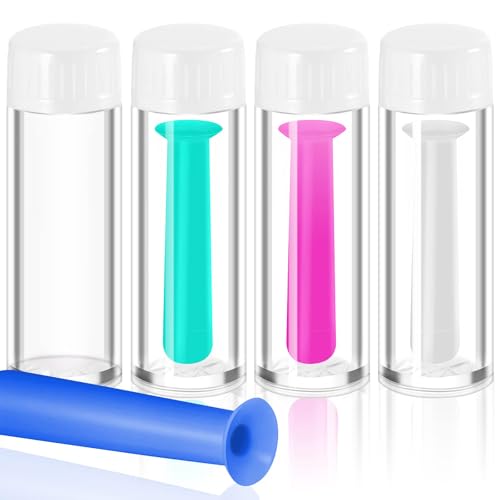 4 Pcs Contact Lens Remover Silicone Contact Lens Inserter Daily Contact Remover Hard Lenses Remover Portable Travel Contact Lens Remover Lens Suction Holder for Home Travel Outdoor Exercise