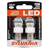SYLVANIA - 7506 ZEVO LED White Bulb - Bright LED Bulb, Ideal for Daytime Running Lights (DRL) and Back-Up/Reverse Lights (Contains 2 Bulbs)