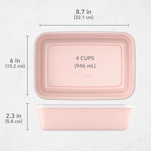 Image of Bentgo Prep 1-Compartment Meal Prep Containers with Lids, 20 Piece Set