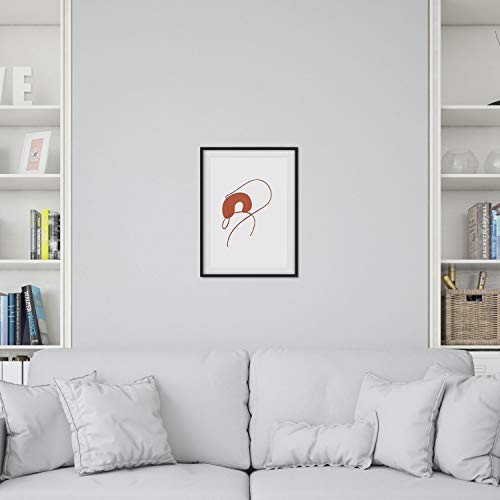 Pack de láminas Árido Nacnic A3: cuadros de pared minimalistas en tonos marrones 5