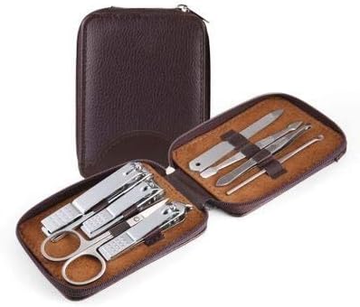 Manicure Set 8/11/20pcs High-End Stainless Steel Nail Clippers Set Beauty Manicure Care Tools Pedicure Kit Nail Scissors Nail Care Nail Clippers Pedicure Kit (Color : Purple)
