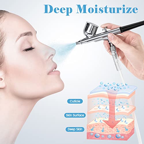 Microderm Machine With Spray Gun，Mcwdoit Professional Facial Skin Care Beauty Device Home Salon (Suction Power: 0-68Cmhg) #TOP3
