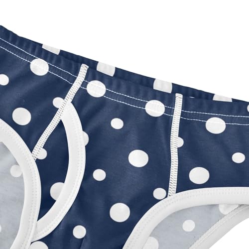 ODAWA Navy Blue Polka Dots Briefs for Toddler Boys Toddler Boy Cotton Underwear 2t Boys Underpants4