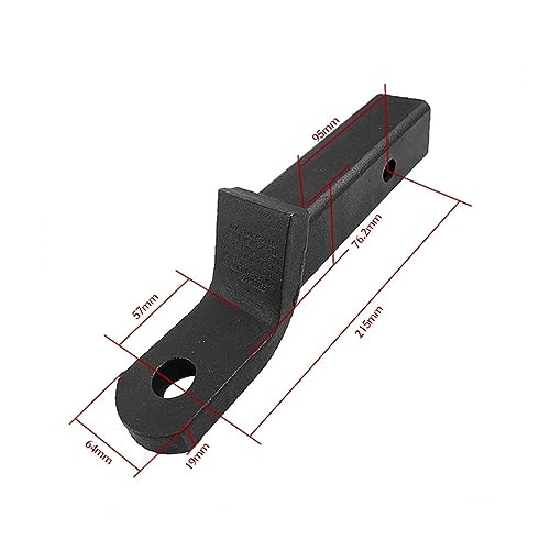 Attelage de remorque 3 pouces avec boule 50 mm, fixation robuste pour véhicule - 3