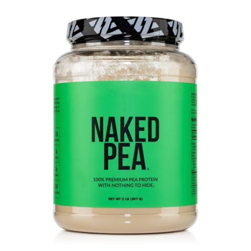 NAKED Pea - 2LB 100% Pea Protein Powder from North American Farms - Unflavored Vegan Pea Protein Isolate - Plant Protein Powder, Easy to Digest - 30 Servings