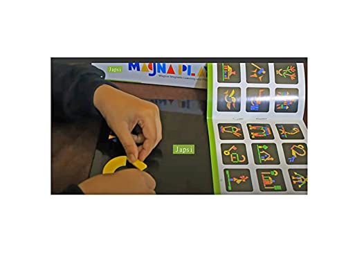JAPSI Magna Magnetic Play Set ; 300 Different Sizes Colorful Magnets ...
