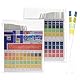 100 Stück Ph Teststreifen,Vierfarbiges Ph-Säure-Base-Testpapier(Ph Wert Teststreifen 0-14),Test Basen Säure Wasser,Urin,Aquarium Haushalt Messstreifen,Streifen Strips