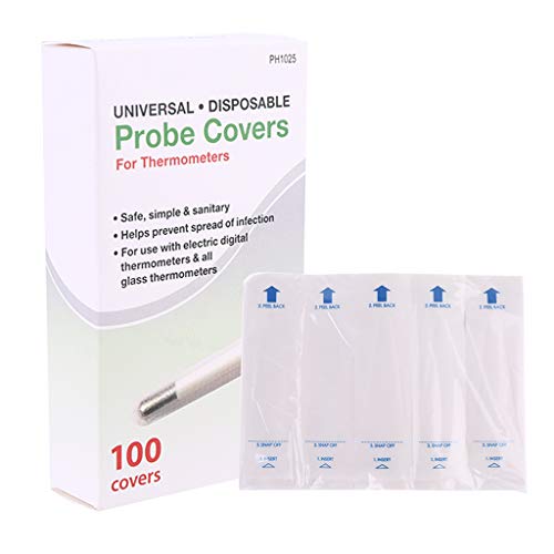 100Pcs/Box Digital Probe Covers Sleeves For Armpit Rectal Electric Glass Protector