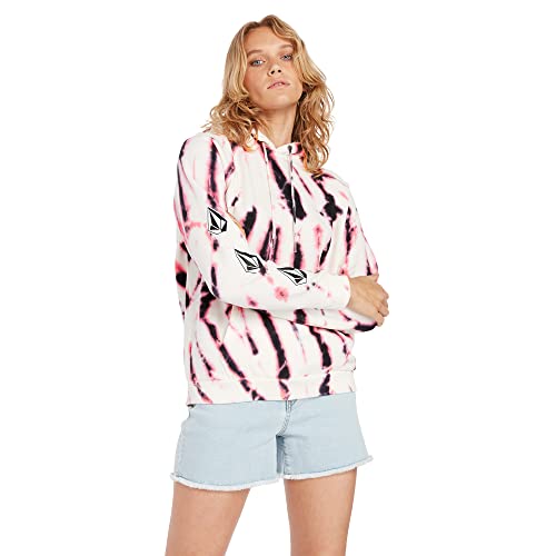 Image of Volcom Women's Regular Iconic Stone Hooded Fleece Sweatshirt