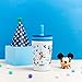 Zak Designs Disney Kelso Toddler Cups For Travel or At Home, 12oz Vacuum Insulated Stainless Steel Sippy Cup With Leak-Proof Design is Perfect For Kids (Mickey Mouse)
