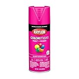 Krylon K05528007 COLORmaxx Spray Paint and Primer for Indoor/Outdoor Use, Gloss Mambo Pink, 12 Ounce (Pack of 1)