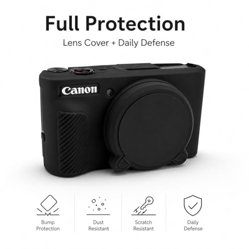 Funda de silicona para cámara Canon PowerShot G7 X Mark III miniatura 4