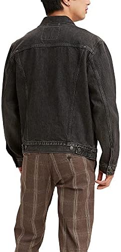 Levi's Men's Trucker Jacket, Blow Away - Black, XX-Large : Amazon