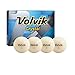 Volvik Crystal Golf Balls, White (One Dozen)
