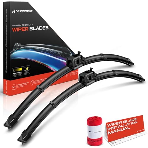 A-Premium Windshield Wiper Blades Pack of 2