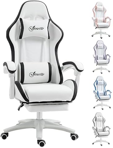 Vinsetto Ergonomic Computer Gaming Chair, PU Leather Office