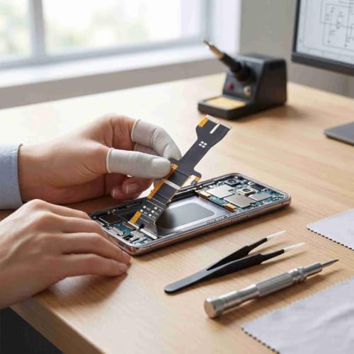 Cable LCD para Z Flip 7 5G F766 flex de conector de placa base con herramientas 3