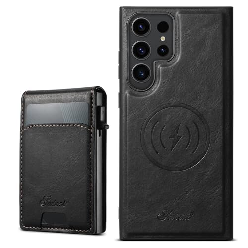 Étui Samsung S24 évitez l'encombrement grâce au portefeuille magnétique amovible