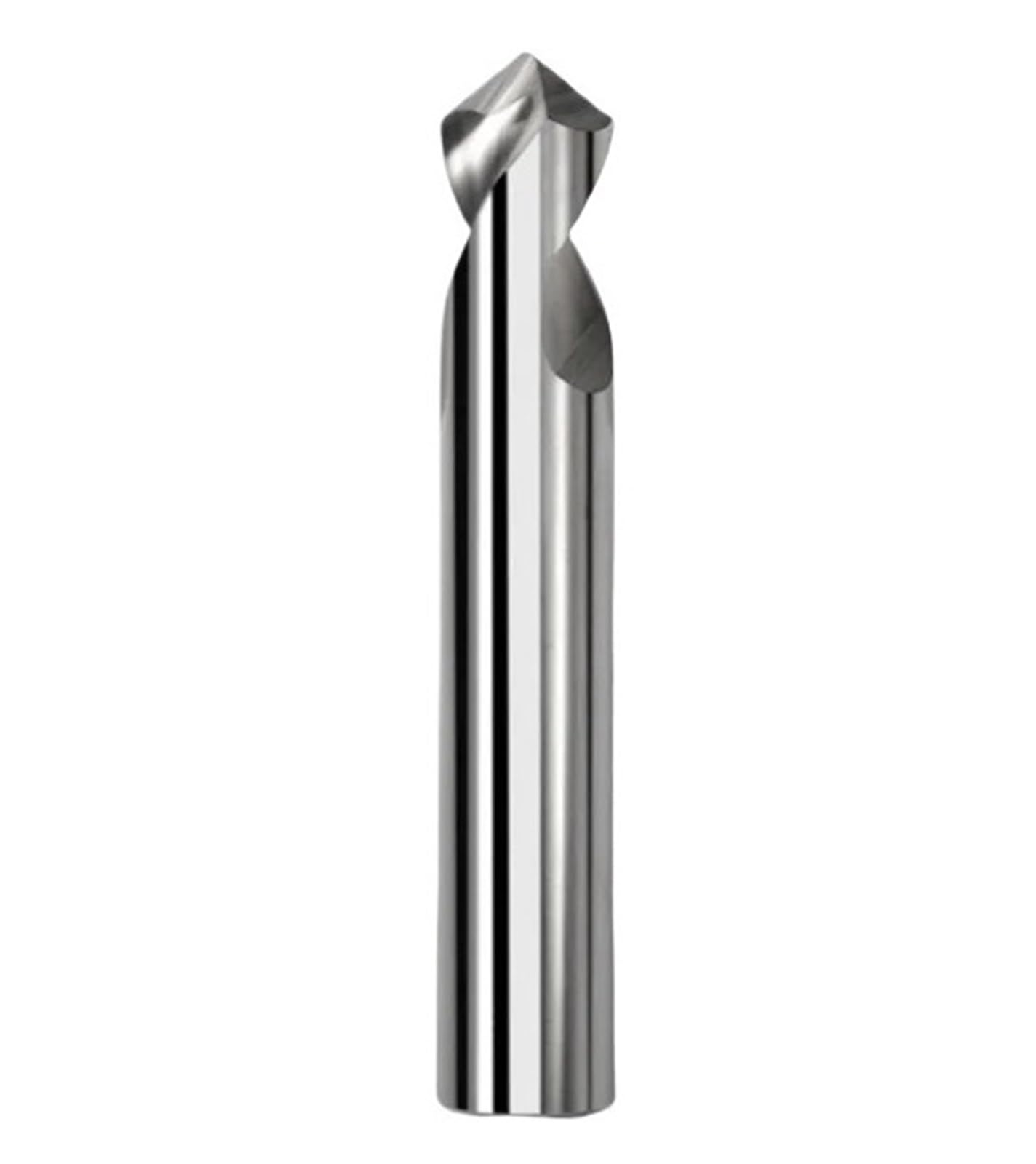 Broca de punto de carburo CNC de 60, 90 y 120 grados, guía de orificios for biselado, ubicación de la herramienta, punto central, 1 unidad(90 Dgrees,12X12DX75L)