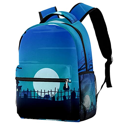 Sac à dos de voyage pour femme et homme imprimé noir et blanc grand volume