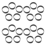 PAMINGONO Bridas de Silicona Planas Negras 12 X 4 Mm, Bandas Elásticas Reutilizables Antideslizantes para Gestión de Cables, Organizador de Cables para Oficina y Hogar, Pack 500