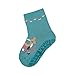Produktbild Sterntaler Baby-Mädchen FLI Soft Rehkitz Hausschuh-Socken, Dunkeltürkis, 22