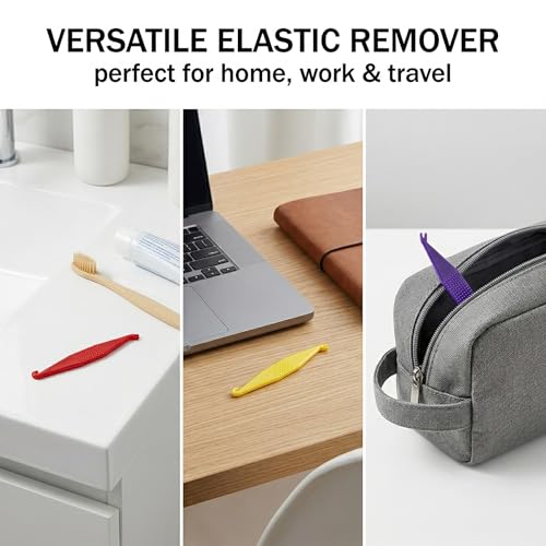 HYFZOD 12 Stück Kieferorthopädische Elastische Einweg-Kunststoff-Zahnspangen Zahnspangen Materialplatzierungs Entfernungswerkzeuge elastischer Seilhaken, für Zahnspangengummis, Fake Zahnspange