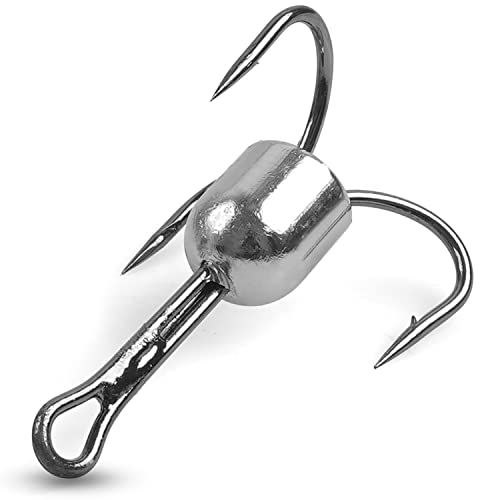 SILANON Snagging Weighted Treble Hooks