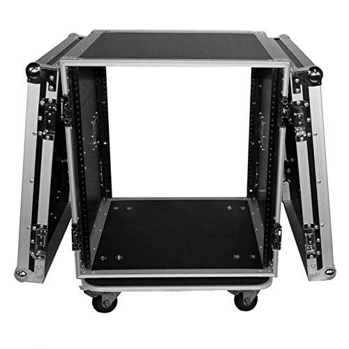 Prox Cases T-12Rss 12U - 12 Space Amp Rack - Road Gig Ready Flight Case W/Casters #TOP3