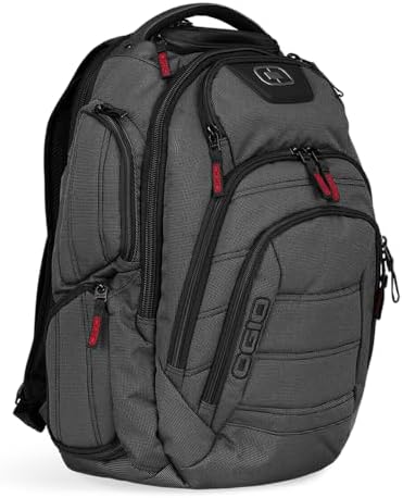 OGIO Renegade RSS - Impact Resistant, Premium Business Travel Laptop (Up to 17") Unisex, 30L with Crush Proof Pocket, Multi Compartment, Water Resistant Backpack