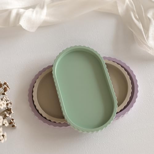 Moule cendrier ovale silicone facile à démouler pour déco - 7
