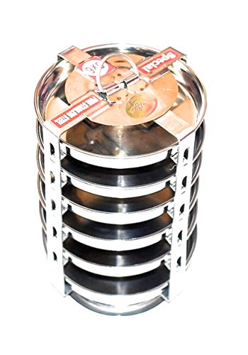 AJEET 6 Plates Stainless Steel Dhokla/Thatte Idli Stand (B08QRVN5PP) Amazon Price History, Amazon Price Tracker