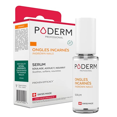 PODERM - ONGLES INCARNÉS TRAITEMENT EMOLLIENT 2en1 | Soulage la douleur, prévient l’infection | Lubrifie l’ongle et...