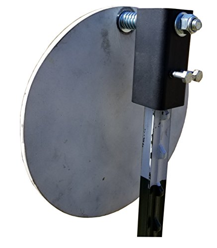 Steel Target Hanger, T Post Ar500 / A36 Plate Mount #TOP5