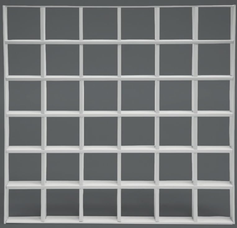 Panneaux de contre-plafond grillé blanc 600x600 mm AKIFIX en aluminium pour structure ITP