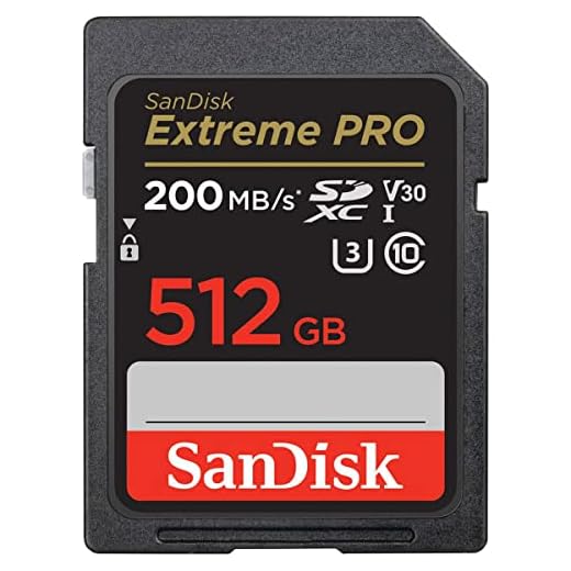 SanDisk Cartão de memória Extreme PRO 512GB UHS-I U3 SDXC